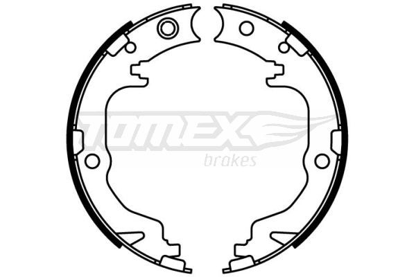 Obrázok Sada brzdových čeľustí TOMEX Brakes  TX2260
